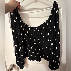 J Crew Polka Dot Top